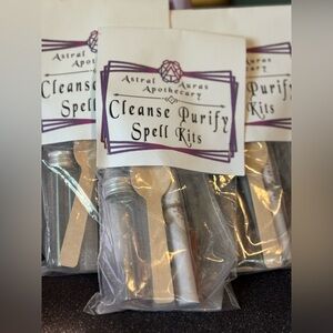 Astral Auras Apothecary Cleanse Purify Spell Kits